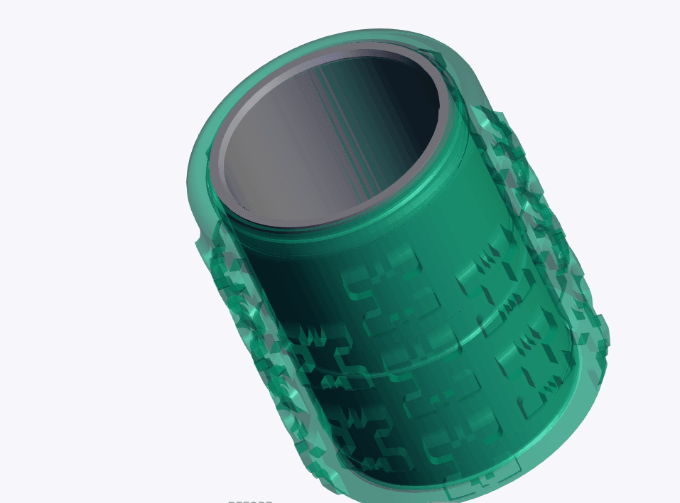 MX Tire 12oz Can Cup Workspace Challenge 3d model