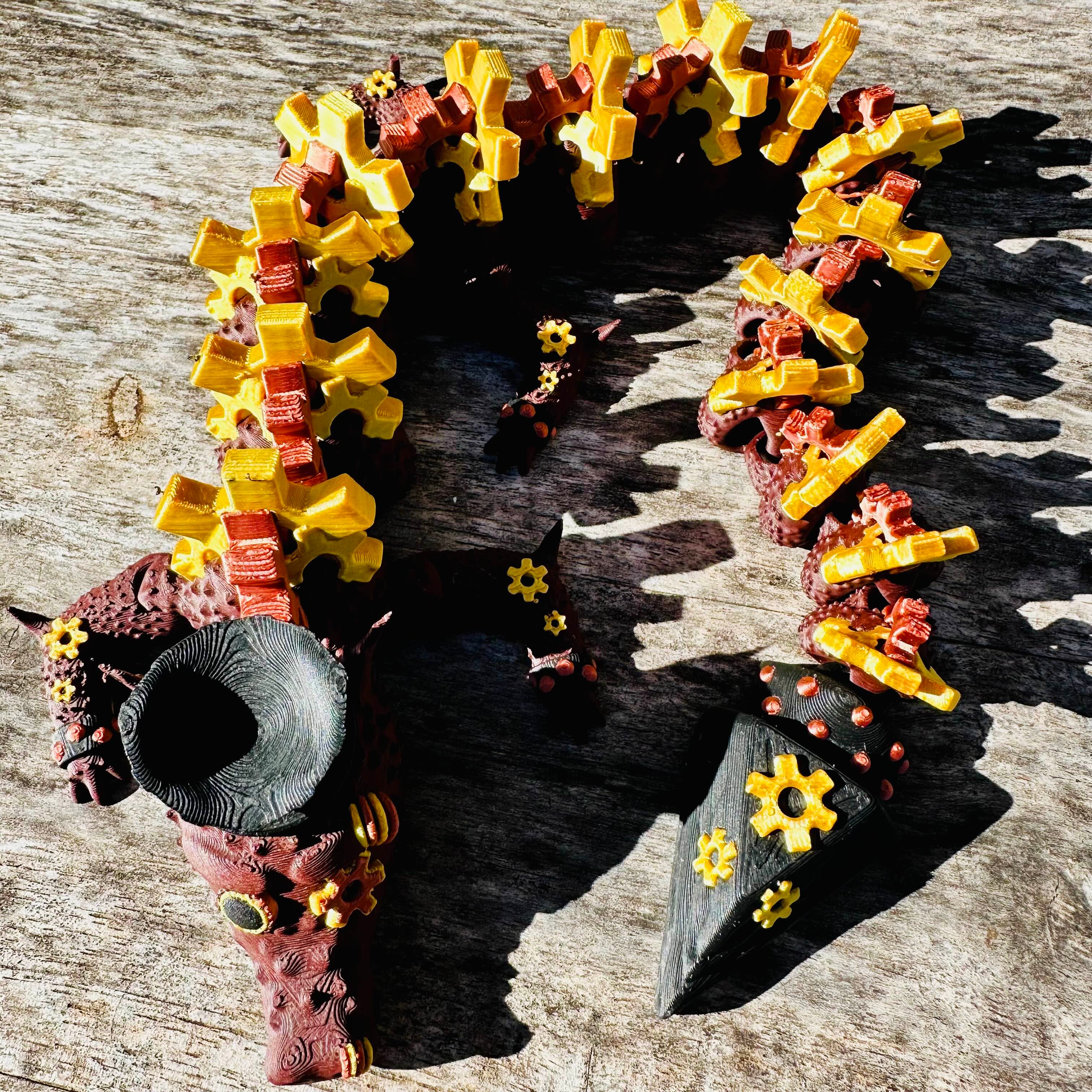 Steampunk Lindwyrm 3d model