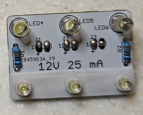 LEGO-compatible Brick 3 mm LED holder 3d model