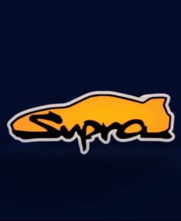 Supra Sign – LED strip compatible 3d model