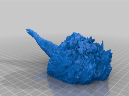 Flaming dragon 3d model