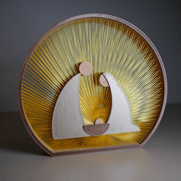 Christmas Nativity String Art 3d model