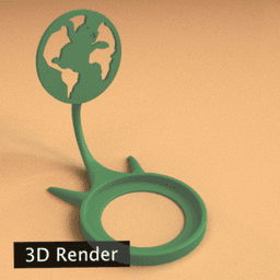 Space Earth 3d model