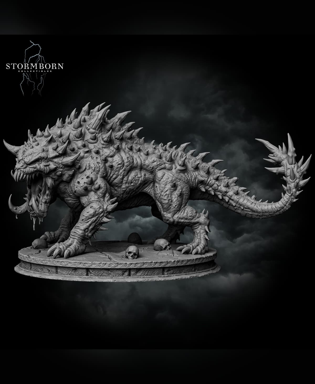(32mm) Nightmare Beast 3d model