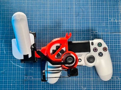 Flexure Joystick for DualShock 4 3d model