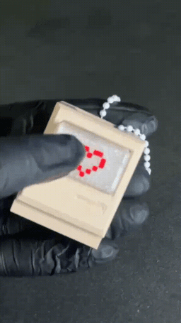 Computer Clicker with Heart Screen 3d model