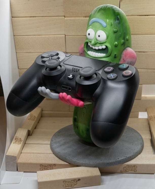 Pickle Rick Controller Holder 3d model