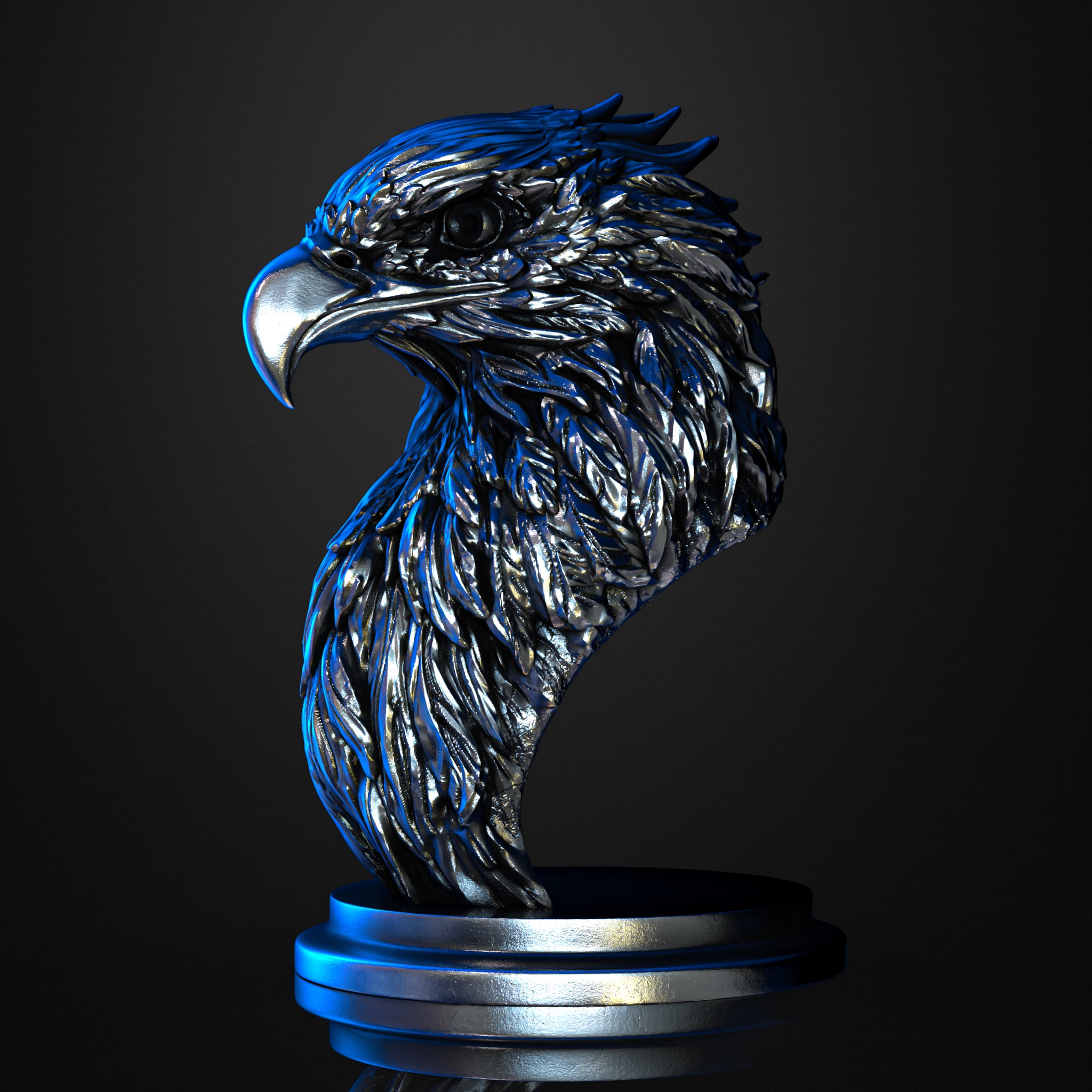 Bald Eagle (Pre Supported) 3d model