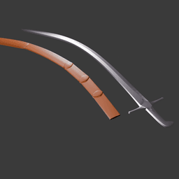 The shamshir v2 3d model