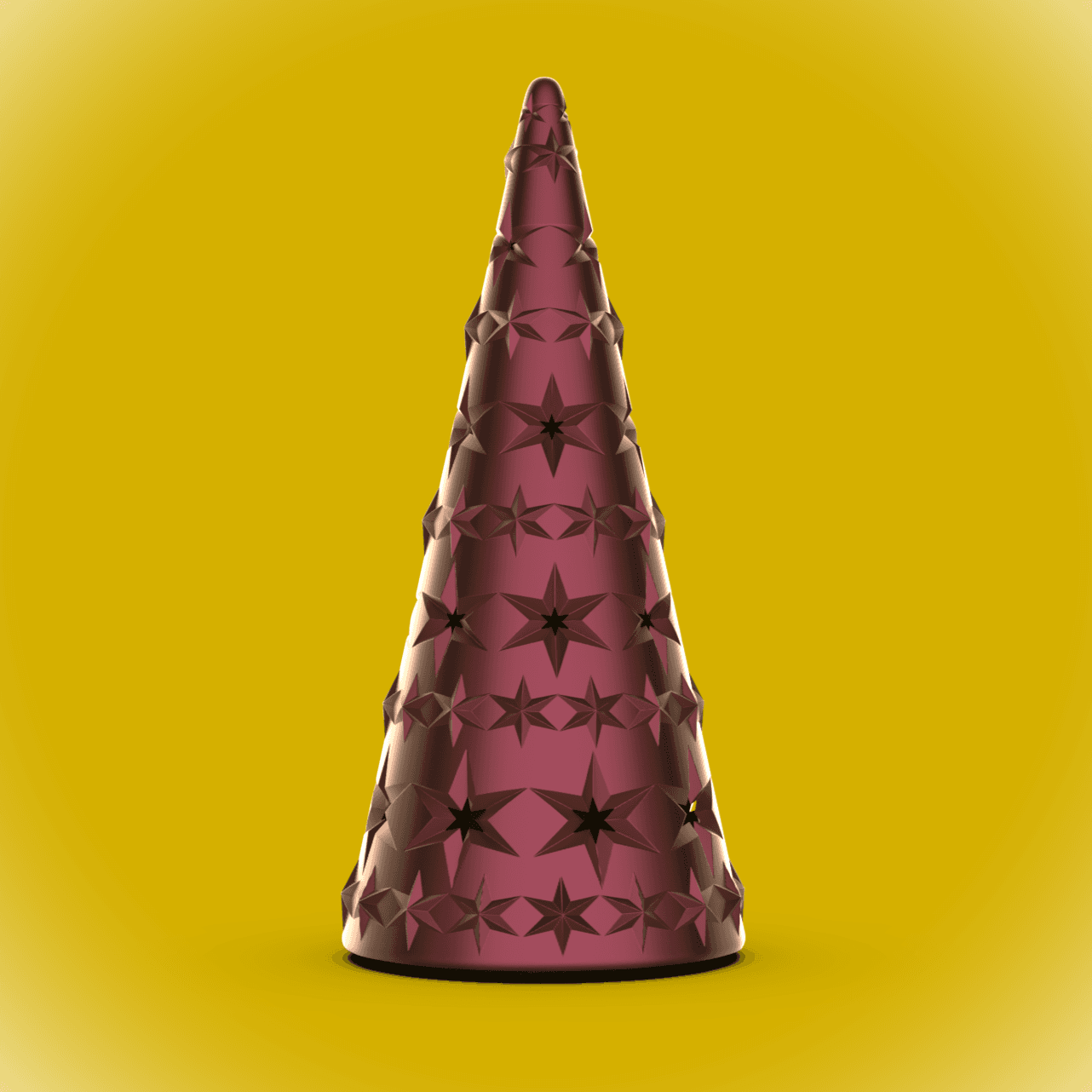 "Holy" Tree Tealight Topper #2 3d model