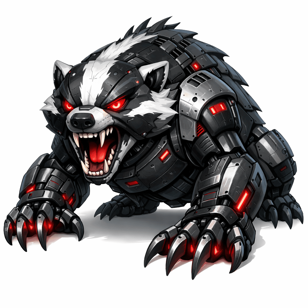 Mechanical Badger 3d model