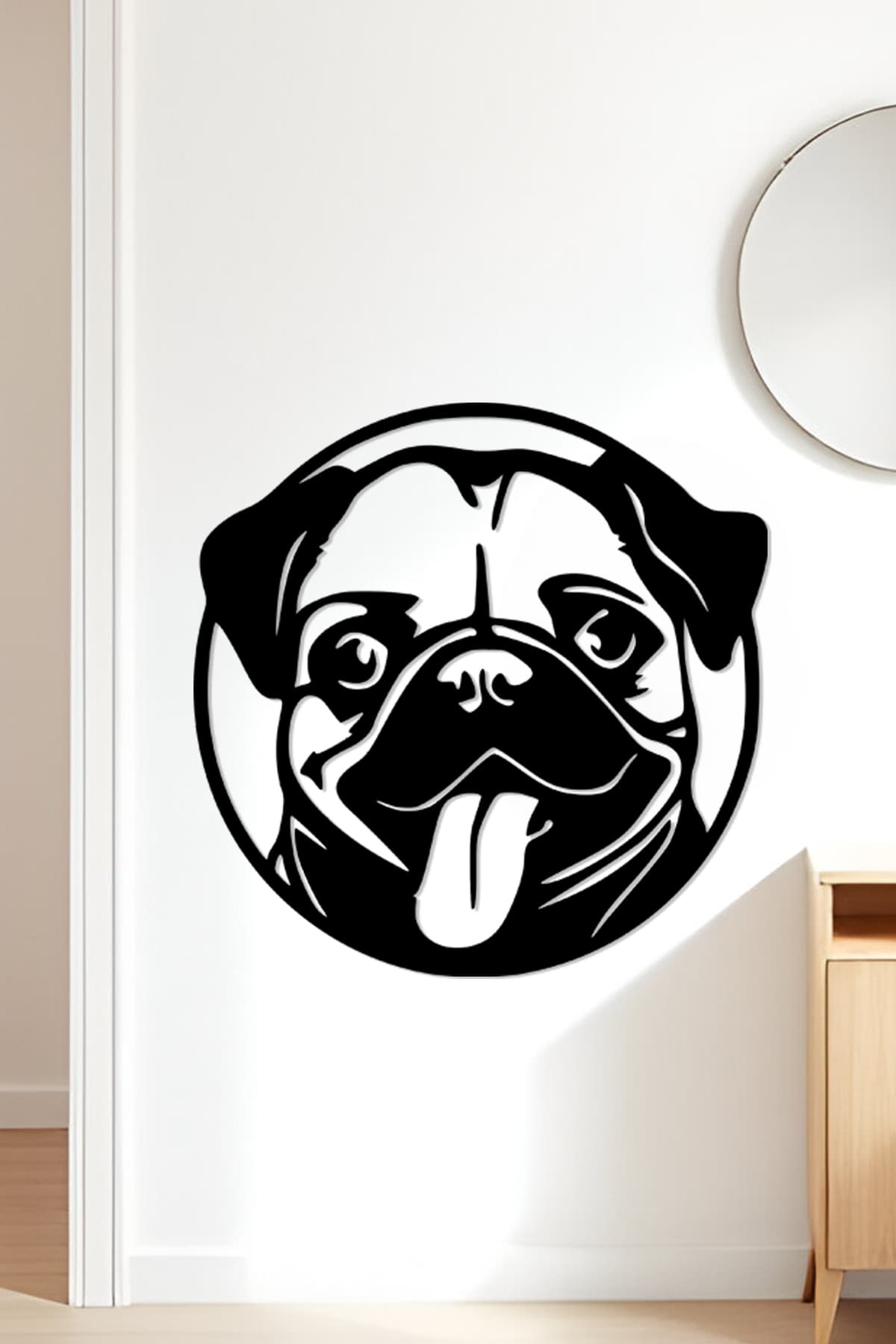Pug Wall Art, Wall Decor, Home Decor 3d model