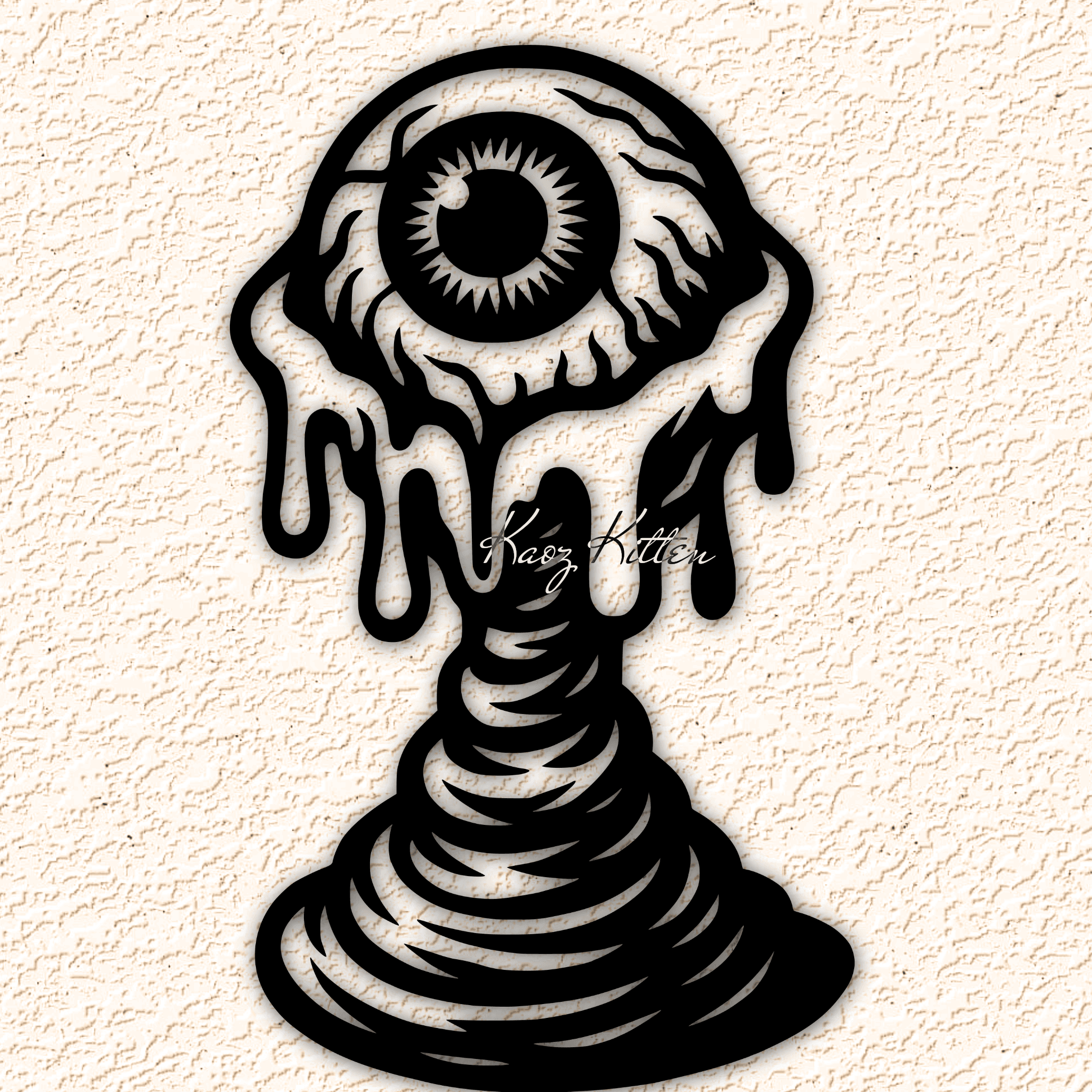 haunted-eyeball wall art home decor 3d model