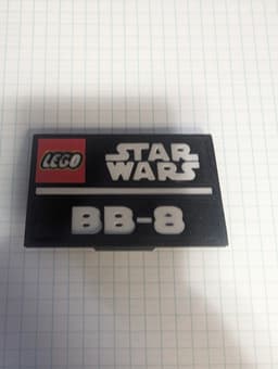 BB-8 Complete Nameplate Assembly 3d model