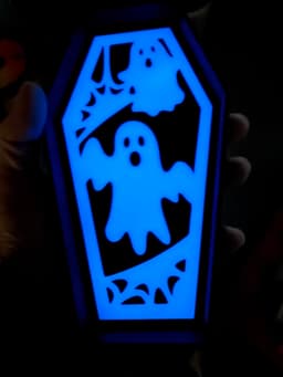 Coffin Ghosts Tray 3d model