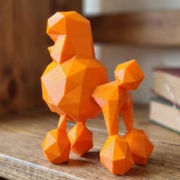 FACETED POODLE 3d model