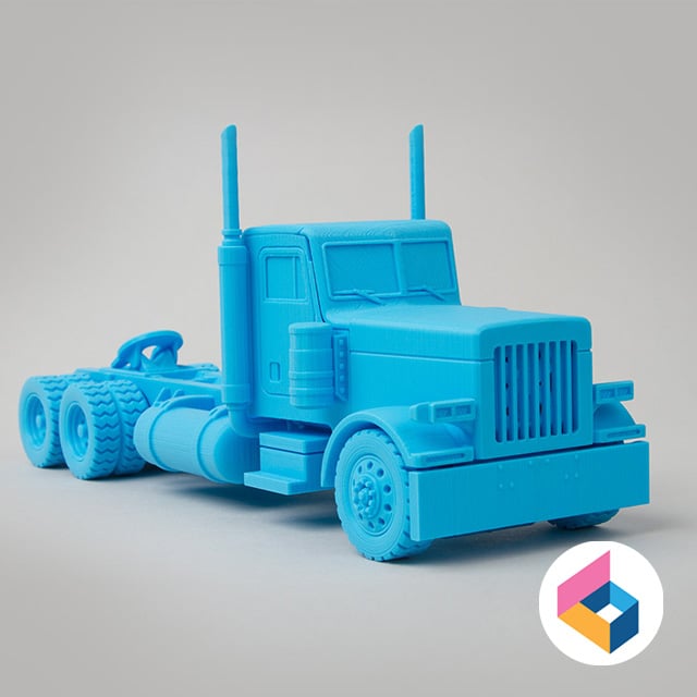 Foldable Truck_Peterbilt-379 3d model