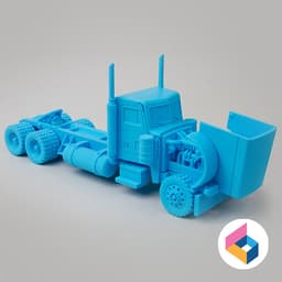 Foldable Truck_Peterbilt-379 3d model