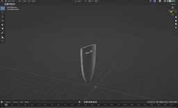 Blender-Shield 3d model