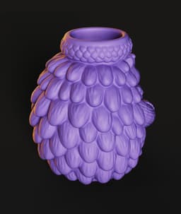 Hedgehog Planter STL | Cute Decor 3D Print | Functional 3d model