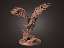 Winged Warrior 3d model