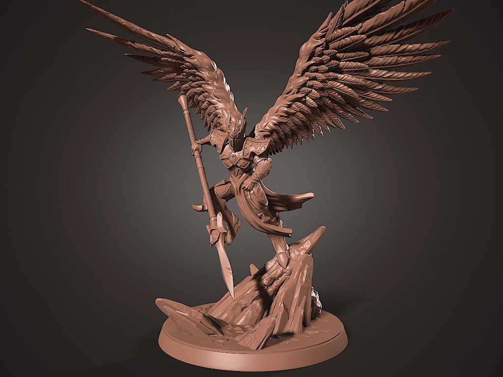 Winged Warrior 3d model