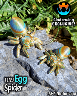 Tiny Egg Spider 3d model