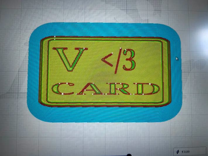 V-Card 3d model