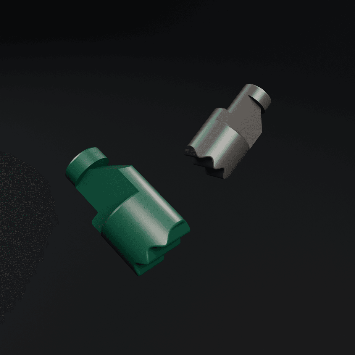 VSR-10 magazine catch button 3d model
