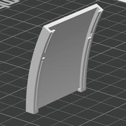 AKG K545 Headband plastic bracket retainer replacement 3d model