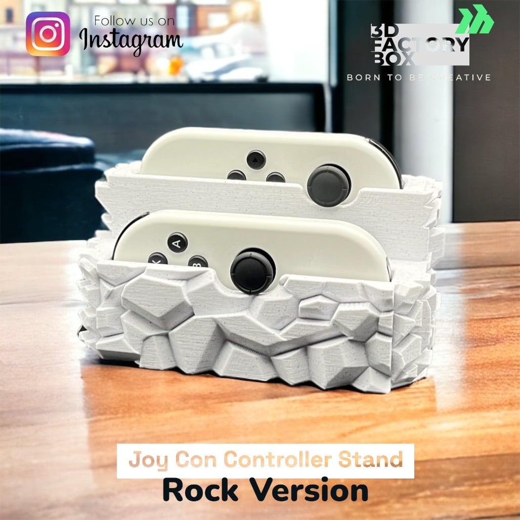 Stone Stand for Nintendo Switch JoyCons 3d model
