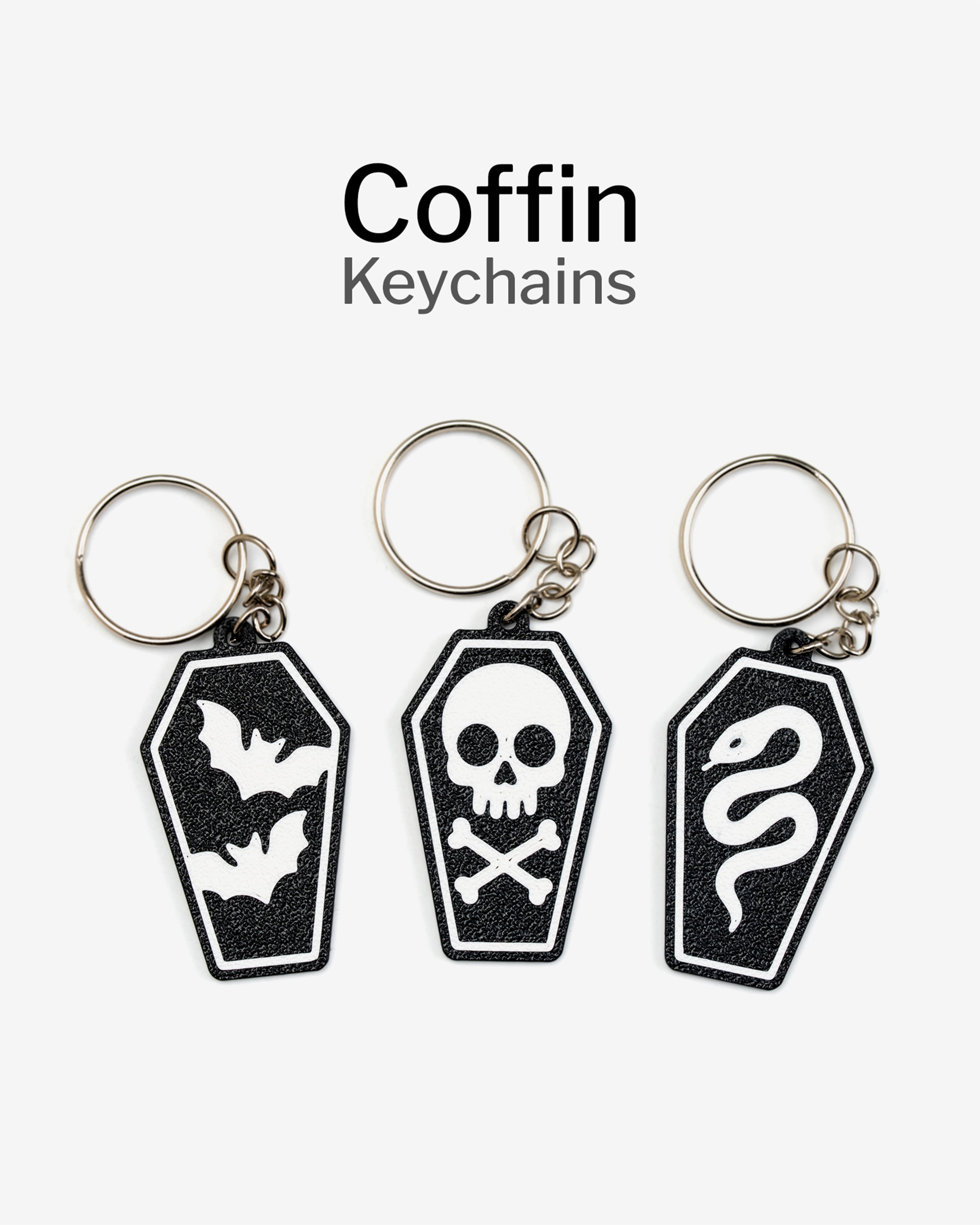 Coffin Keychains 3d model