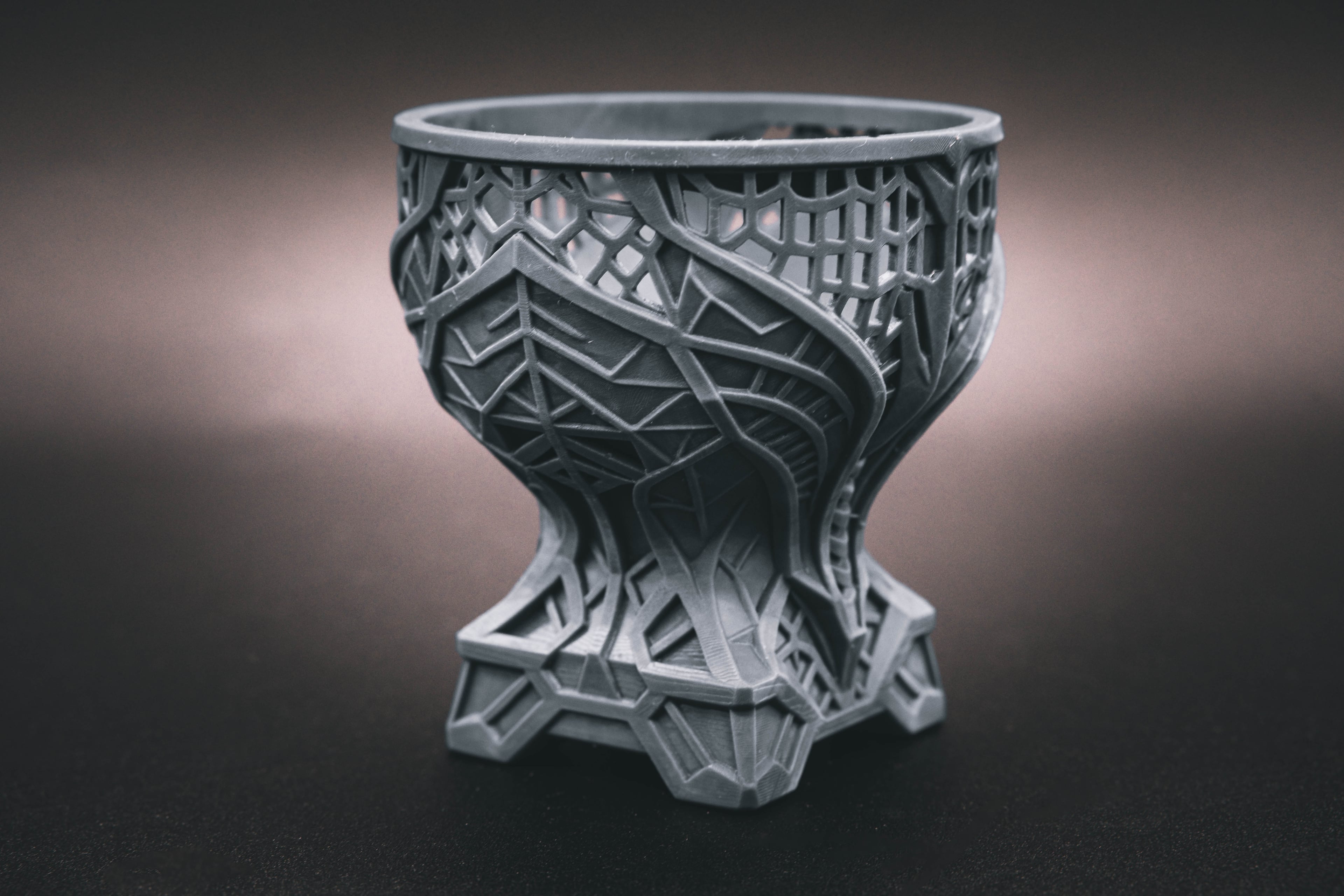 BioMech Fruit Bowl (Pre Supported) 3d model