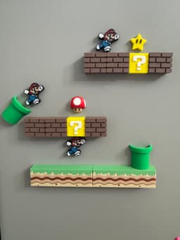 Super Mario Magnet Grass 3d model