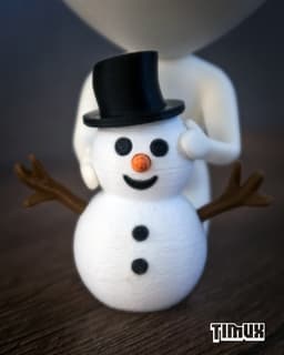 ROBERT PLANT MAKING A SNOWMAN 3d model