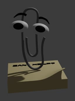 Clippy Desk Buddy 3d model