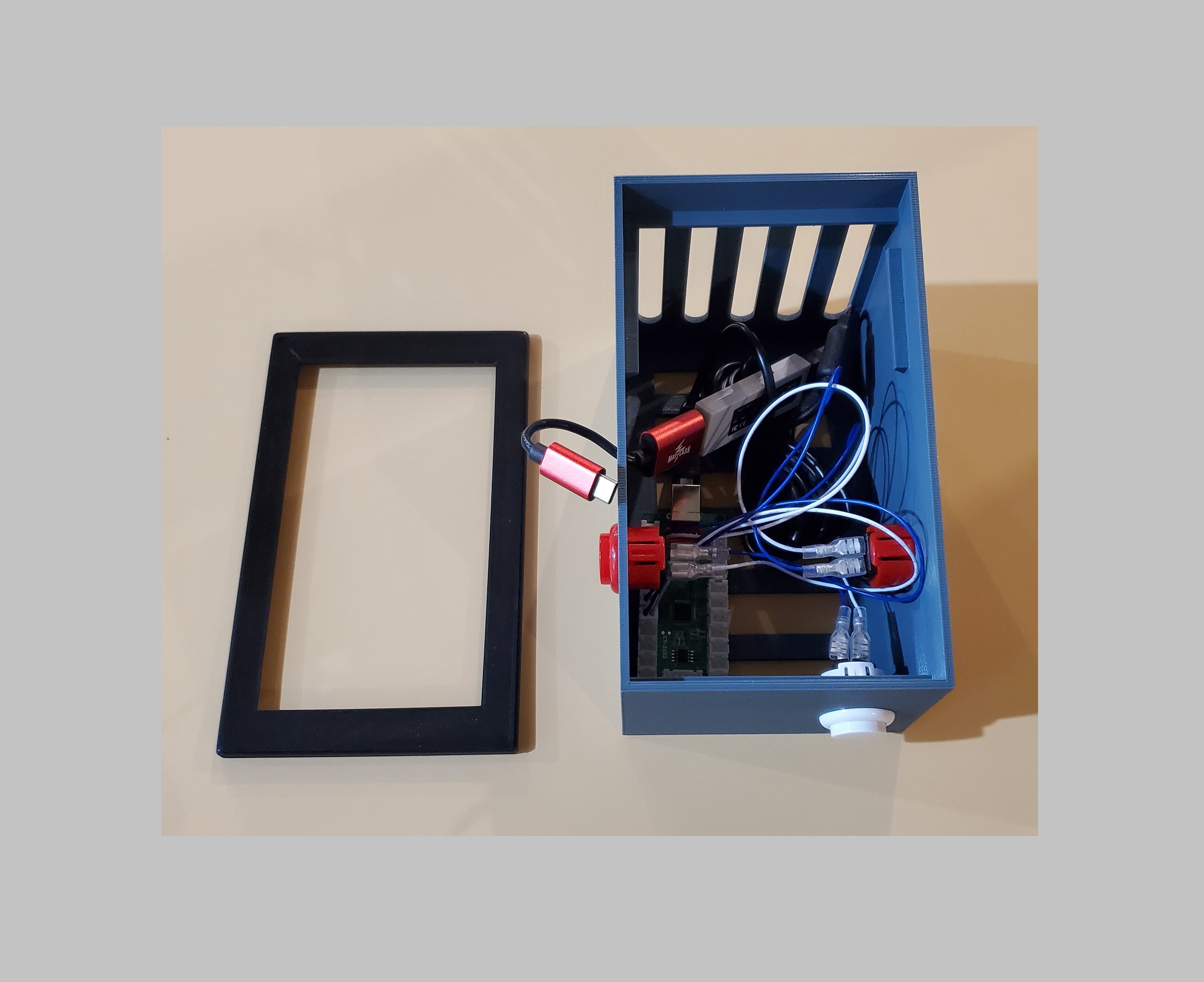 Nintendo Switch Based Virtual Pinball Cabinet 3d model