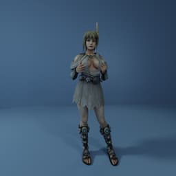 Beautiful Fantasy Woman 3d model
