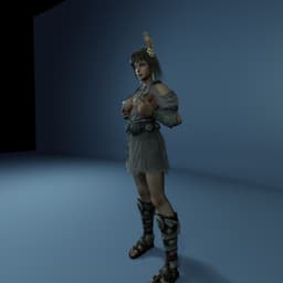 Beautiful Fantasy Woman 3d model