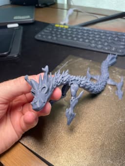Skull Dragon Print in Place 3d model