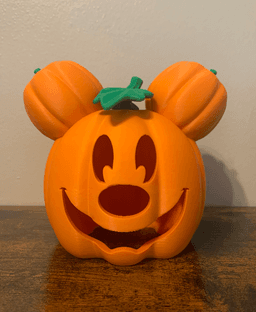 Mickey Mouse Jack-O-Lantern 3d model