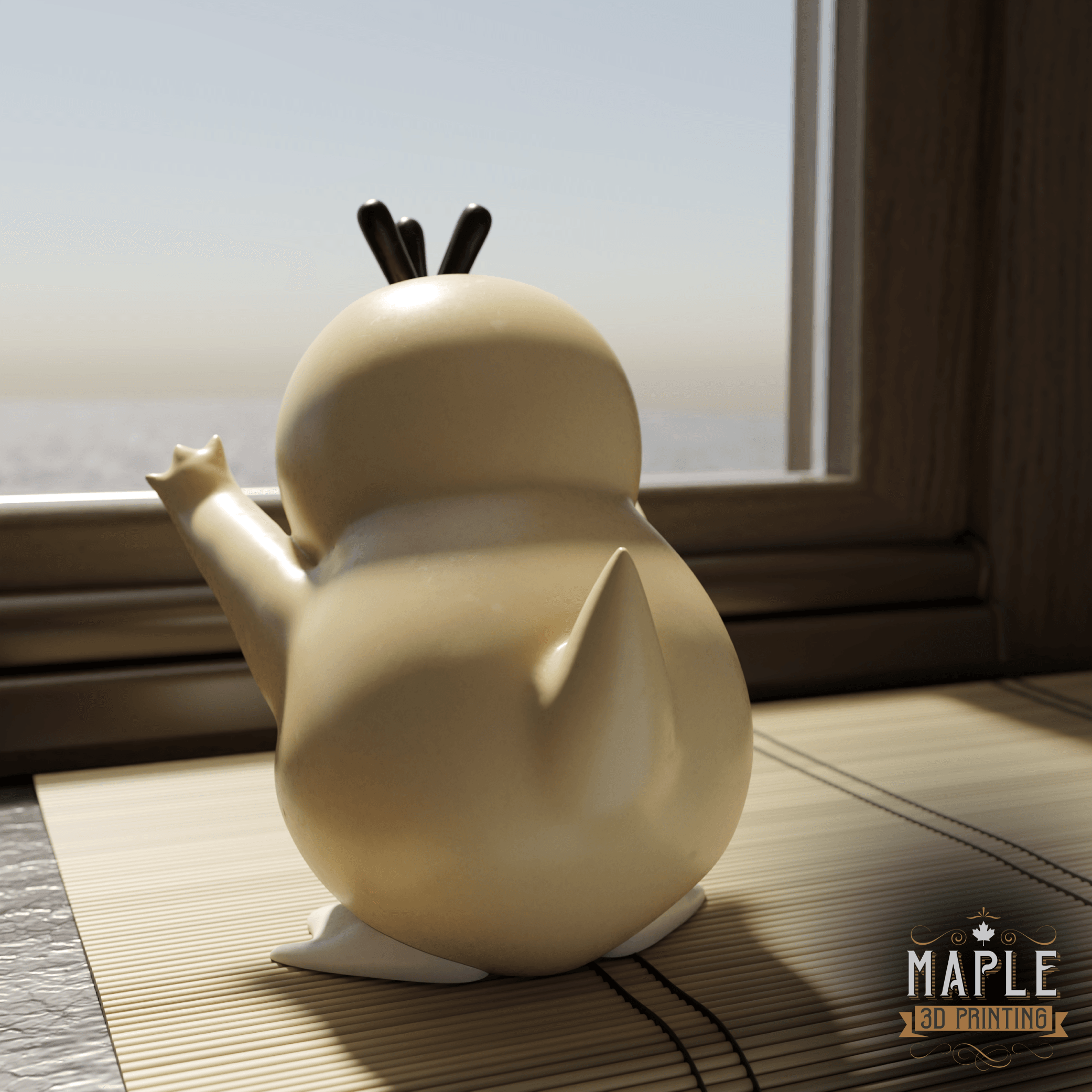 Window Psyduck 3d model