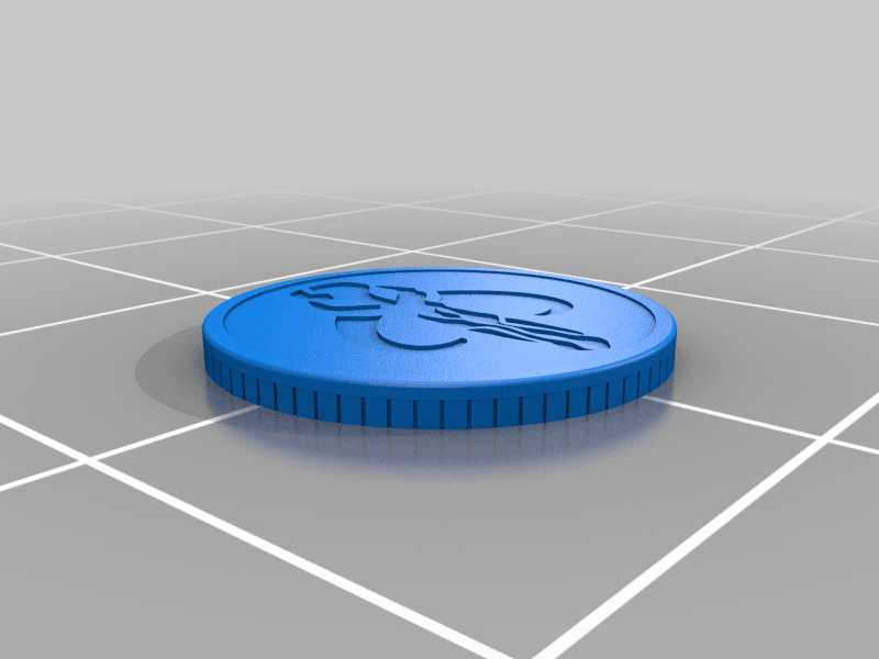 Mandalorian Coin 3d model