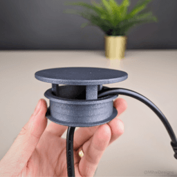 Cable desk grommet 62mm 3d model