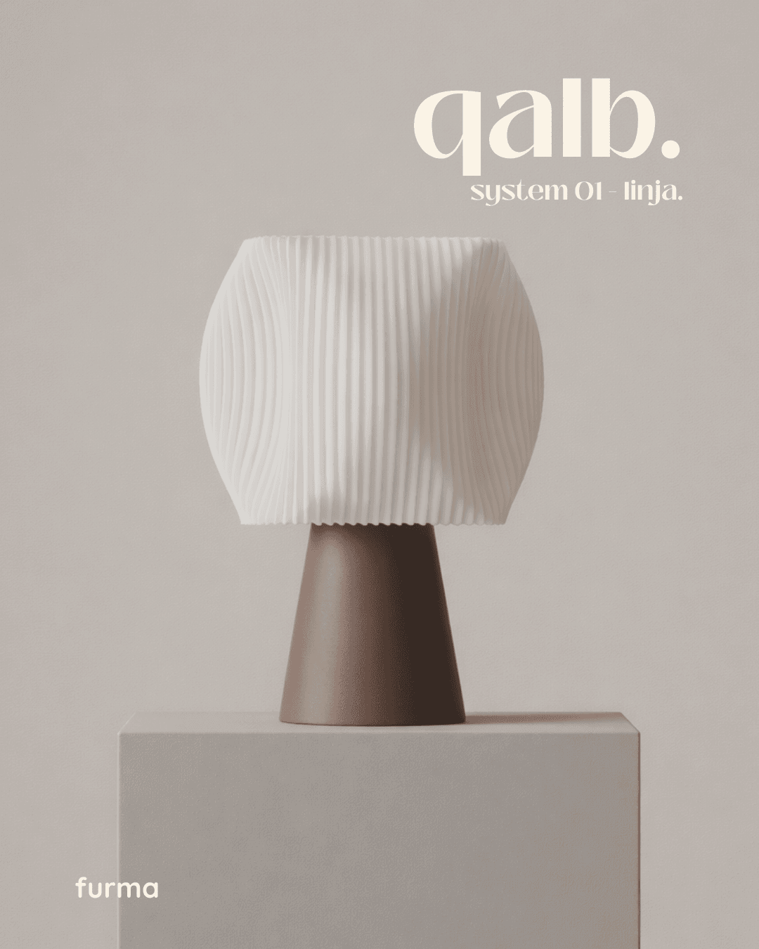 qalb lamp. 3d model