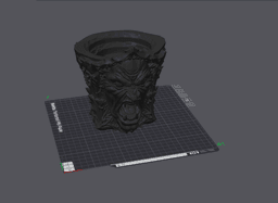 vampire howl planter 3d model