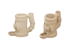 Assassin Dice Tower Mug 3d model