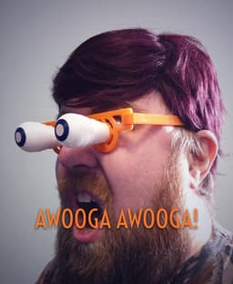 Awooga Glasses || HalloweenWearable 3d model