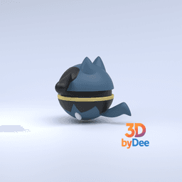 Riolu Pokeball 3d model