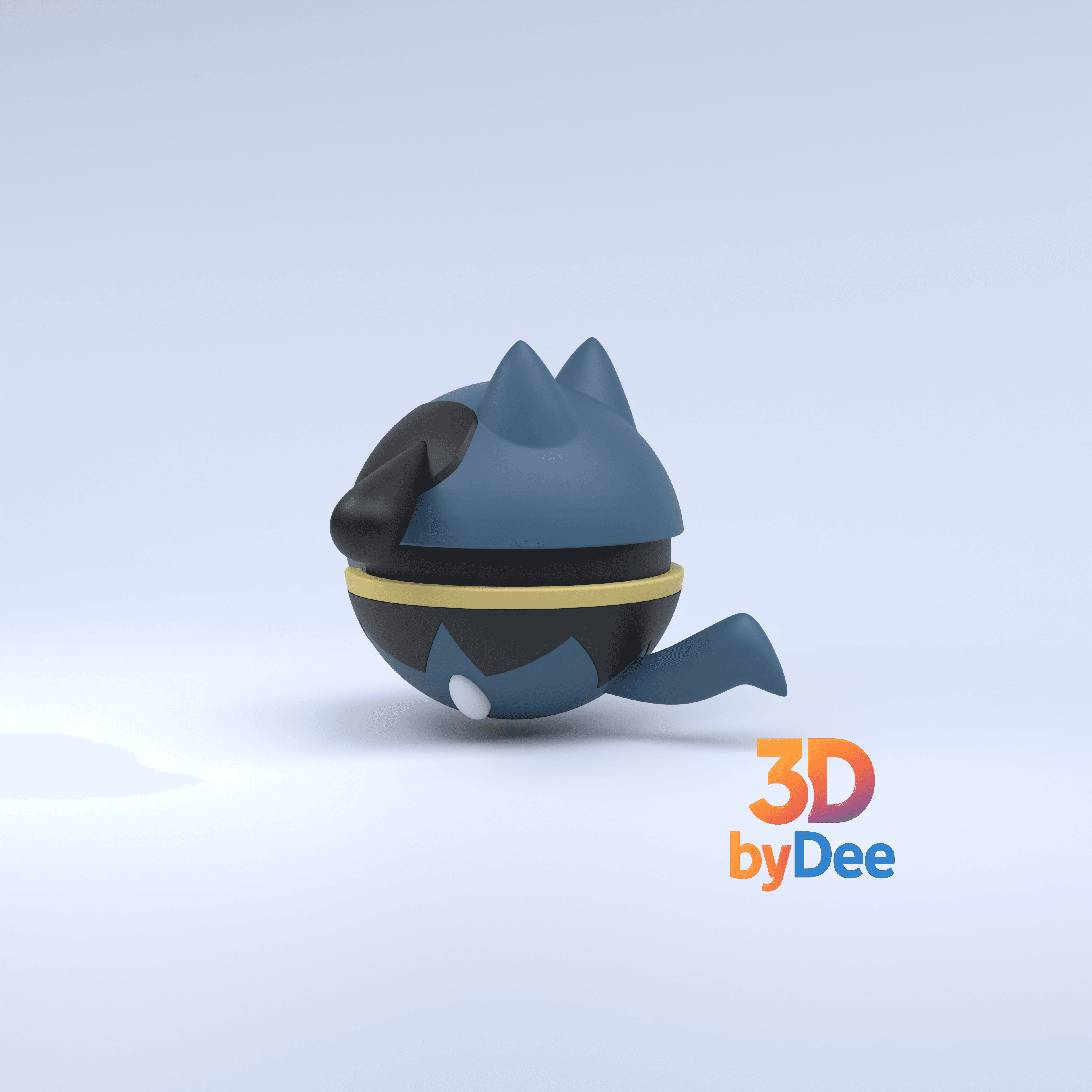 Riolu Pokeball 3d model